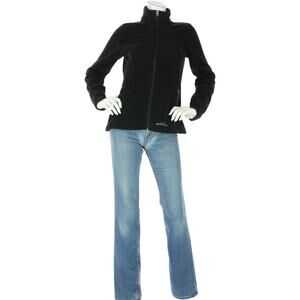 Eddie Bauer Polartec Black Fleece Cardigan Jacket